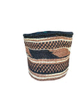 Kiondo Floor Sisal Storage Basket | Planter Baskets | Brown Bushoki