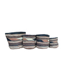 Kiondo Floor Sisal Storage Basket | Planter Baskets | Brown Bushoki