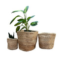 Kiondo Floor Sisal Storage Basket | Melange Tan