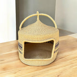 Cat Bed, Pet Bed, Cat Basket, Ped Furniture, Handmade Cat Bed,Bolga Basket, African Basket