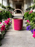 Flower Girl Wedding  Baskets - Pink and Mauve