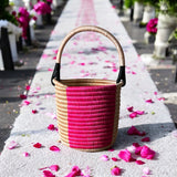 Flower Girl Wedding  Baskets - Pink and Mauve