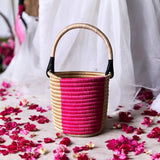 Flower Girl Wedding  Baskets - Pink and Mauve