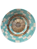 Trade Uganda African Bukedo Bowl Pastel Green 12"