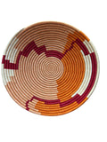 Rwanda African bowl - Orange with Peach