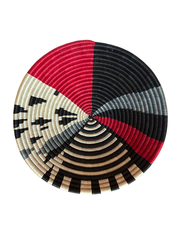 Rwanda African bowl - Mod Black Red