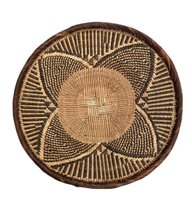 10" Across African Binga or Tonga Zimbabwe Basket # 8