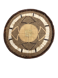 12" Across African Binga or Tonga Zimbabwe Basket # 10