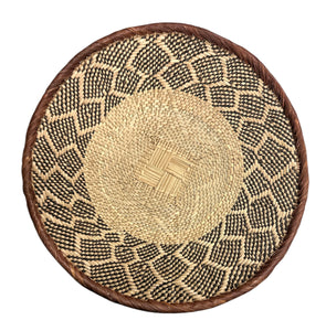 12" Across African Binga or Tonga Zimbabwe Basket # 11