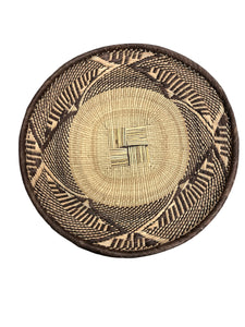 12" Across African Binga or Tonga Zimbabwe Basket # 12