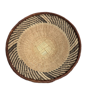12" Across African Binga or Tonga Zimbabwe Basket # 14