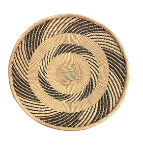 12" Across African Binga or Tonga Zimbabwe Basket # 16