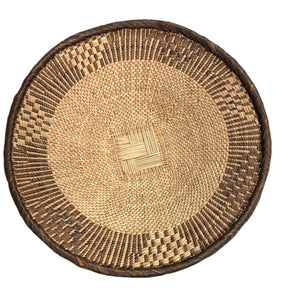 12" Across African Binga or Tonga Zimbabwe Basket # 17