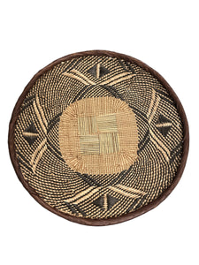12" Across African Binga or Tonga Zimbabwe Basket # 24