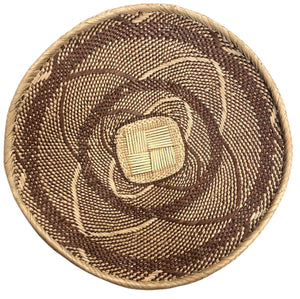 12" Across African Binga or Tonga Zimbabwe Basket # 25