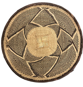 12" Across African Binga or Tonga Zimbabwe Basket # 26