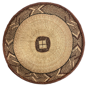 13" Across African Binga or Tonga Zimbabwe Basket # 30