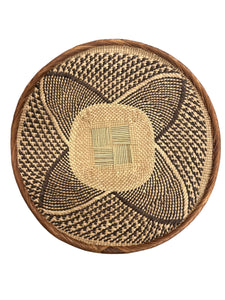 13" Across African Binga or Tonga Zimbabwe Basket # 31