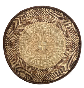 13" Across African Binga or Tonga Zimbabwe Basket # 33