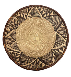 14" Across African Binga or Tonga Zimbabwe Basket Basket # 44