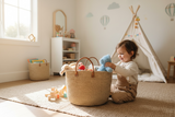 Tan Mifuko Kiondo Kenya Bag Shopping Bag, Picnic Bag, Storage, Floor Basket, Home Decor - Small Straps