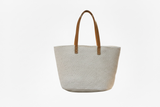 Shopping Tote Bag / Kiondo Basket/ Kiondo Beach Bag - White