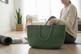 Green Mifuko Kiondo Kenya Bag Shopping Bag, Picnic Bag, Storage, Floor Basket, Home Decor
