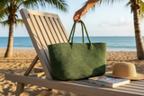 Green Mifuko Kiondo Kenya Bag Shopping Bag, Picnic Bag, Storage, Floor Basket, Home Decor