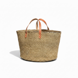 Mifuka Bag Beach sisal Bag Kiondo Kenya Fair Trade. D: 19: x H:10 With Straps 15"