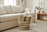 Mifuko Kiondo Kenya Bag - | Beach Bag| Shoppong Bag| Storage - Sand and White Cloud
