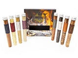 Smokehouse Flame and Flavour BBQ Rub Set - 8 Unique Smoked Spice Selection Box - Unusual Food Cooking Gifts - for Gourmet Foodies Enjoy Smokey Sunday Roast Spice