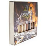 Smokehouse Flame and Flavour BBQ Rub Set - 8 Unique Smoked Spice Selection Box - Unusual Food Cooking Gifts - for Gourmet Foodies Enjoy Smokey Sunday Roast Spice