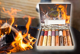 Smokehouse Flame and Flavour BBQ Rub Set - 8 Unique Smoked Spice Selection Box - Unusual Food Cooking Gifts - for Gourmet Foodies Enjoy Smokey Sunday Roast Spice