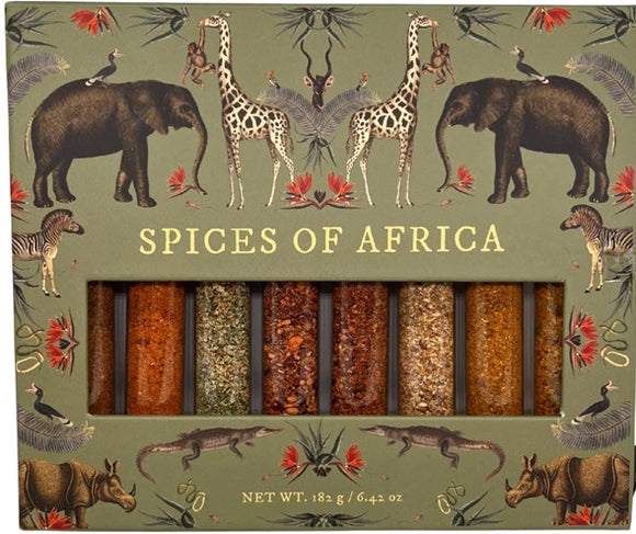 Spices of Africa Blend Collection 8 Pack Sampler Spice Gift Set