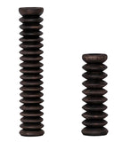 Spiral Pine Candlestick Holder | Wooden Candle Holders