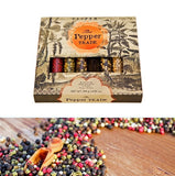 The Pepper Trade Gourmet Peppercorn Blend Collection, 8 Pack Gift Set | Sampler Spice Gift Set, Use in Grinders