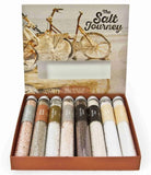 The Salt Journey | Globally Sourced Salt Sampler Collection | Gourmet Salt Seasoning Set | Grinder and Spice Jar Refill | 8-Pack Gift Set
