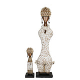 White and Gold Dotted Namji Doll