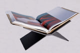 Metal Bookstand for display books, Desk Portable Document Holder, Cook Book, Music Book, Reading Rest