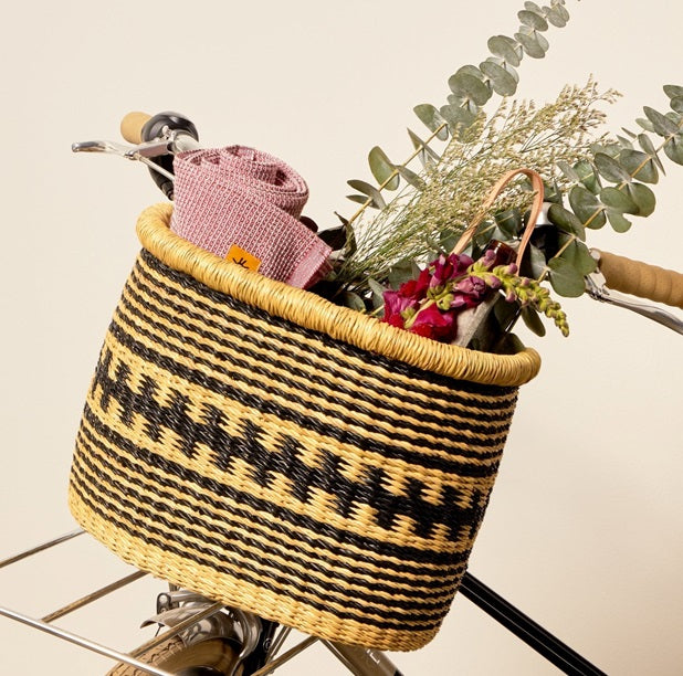 Dog Basket For Bike Handwoven Rattan Bike Basket Vintage Style