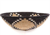 African Basket  Rwanda  Woven Baskets - Light Brown