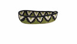 African Basket | Rwanda Woven Bread Basket Oval Basket for Storage, Organization or Serving | Great for Remote Controller Storage or Baby Diapers and Wipes or Serving Bread on The Table- 11" Long, 7" Wide, 2.5" Tall  Green