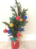 Christmas Peace Sisal Woven Style Ornament - 4"