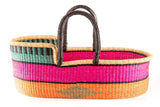 Baby Bassinet| Moses Basket |Baby cot - Kala Bright Baby Pink
