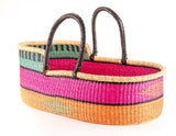 Baby Bassinet| Moses Basket |Baby cot - Kala Bright Baby Pink