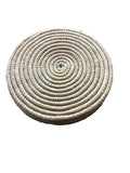 Sisal Coasters Natural With Storage - Set of 4