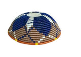INDIGO HOPE BASKET- EARTH TONE AND INDIGO