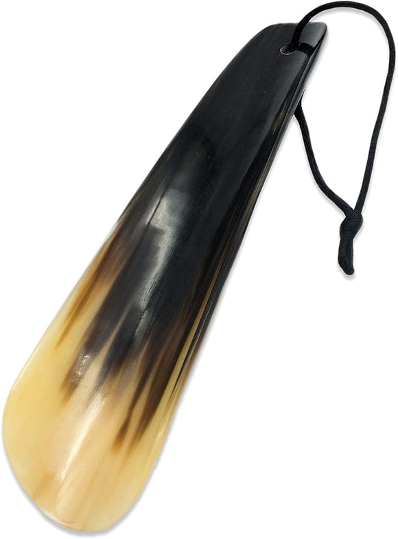 Shoe Horns for Men - Hand Crafted Natural Luxury Shoe Horn - Made with Genuine Cow Horns - Shoe Wearing Helper