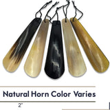 Shoe Horns for Men - Hand Crafted Natural Luxury Shoe Horn - Made with Genuine Cow Horns - Shoe Wearing Helper