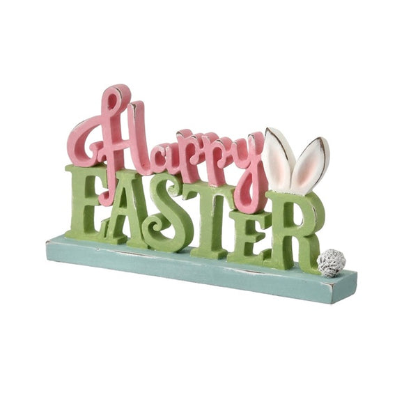RESIN 'HAPPY EASTER' SIGN 9